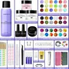 Nail Art Kits Professionele gelset met tondeuse voor alle drooglak Manicure Nagels Accessoires Acrylpoeder 2024