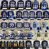 Homens 2024 Hóquei Alternativo 91 Steven Stamkos Jerseys 21 Brayden Point 77 Victor Hedman 86 Nikita Kucherov 88 Andrei Vasilevskiy Reverse Retro Uniforme Azul Branco