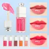 Läppbalsam mode 6 ml kristall gelé fuktgivande plumping lipgloss sexig tonade läpp plumper läppar makeup8040066