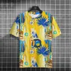 T-shirts hommes Hawaii Style Hommes T-shirt Coconut Tr Imprimer Pull Casual Pour Hommes Été O-Cou Sweat-shirt Lâche Mâle Quotidien Court Slve Y240315