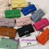 Luxury Handbags Are Sold Cheaply 2024 New Fashion Bag Advanced Sense Shoulder Buckle Kangkang Handheld Wallet