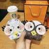 Designer Cartoon KeyChain Coin Purse Mini School Bag Design Tassel Key Ring Pu Leather Owl Mönster bil Keychains smycken Bags Charm Gold Chains 2eed