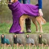 Fleece Fluwelen Zachte Hoodies Jas Hond Kleding Golden Retriever Hond Dikke Warme Vest Jas Universele Huisdieren Kleding Maat S-5XL 240315