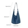 Sacs à bandoulière Fashion Bucket Tote Bag Denim Sac à main Messenger Grande capacité Casual Shopping