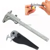 70mm 100mm 150mm Mini Vernier Caliper steel Hardened Metric Machinist slider vernier caliper thickness gauge measuring tools 240307