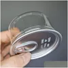 フードセーバーストレージコンテナプラスチックは、洗練されたスリムアルミニウムパッキングOEMバラエティ容量30ml 50ml 100ml透明なjar othjwを空白にすることができます