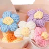 Decorative Flowers Daisy Crochet Bouquet For Table Centerpieces Mothers Day Gifts Mom From Daughter Home Decoration Valentines Birthday