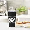 タンブラーWeyland Yutani Corp Insulated Tumbler with Lid Aliensエイリアン映画ステンレススチールマグカップダブルウォールカーボトルカップ20オンス