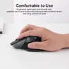 Rapoo MT760 souris sans fil Multimode Rechargeable ergonomique 3200 DPI EasySwitch jusqu'à 4 appareils souris de bureau Bluetooth 240309