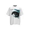 Рубашка SAINT MICHAEL Oversized 2024ss, черная футболка с буквенным принтом для мужчин и женщин, 1:1, высококачественная футболка из плотной ткани, топы с короткими рукавами, модная футболка в стиле хип-хоп, хлопок