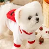 Costumi per gatti Q6PE Natale Cane Vestire Renna Vestiti Cucciolo Gattino Abbigliamento Accessori Cosplay