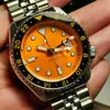 Relojes Montre Luxe origineel Seikx 5 sport herenhorloge Seilko oranje wijzerplaat 10 bar roestvrij staal automatische chronograaf horloges Designer luxe herenhorloge Dhgate nieuw