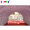 Durable oxford 5mLx4.5mWx4mH (16.5x15x13.2ft) advertising mascot inflatable bulldog tunnel entrance for football sports event