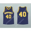 Personnalisé n'importe quel nom n'importe quelle équipe RANDY MOSS 40 DUPONT HIGH SCHOOL PANTHERS JERSEY DE BASKETBALL Tous cousus Taille S M L XL XXL 3XL 4XL 5XL 6XL Qualité supérieure