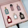 Designer conjunto de perfume para mulheres flor flora sparay 5ml * 6pcs terno 6 em 1 com caixa original semll alta qualidade navio rápido