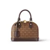 Luxurys Designer Bag Almas Bb Woman Shell Tote Bag均一な財布とハンドバッグレザーポチェットクラッチトップハンドルバッグメン