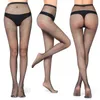 Women Socks Black Lace High Elastic Fishnet Stockings Sexy Mesh Panties Medium Large For