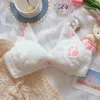 Bras Furry İç çamaşırı Peluş Peluş Termal Sutu Set Japon Kız Yumuşak Tatlı ve Sevimli Karikatür Saf Pamuk Tel Halkalar Olmadan