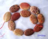 Pedras preciosas soltas pedra coral natural plana forma oval contas para fazer jóias diy pulseiras colar brincos