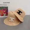 C hat Sun hat Designer Hats Arc grass empty hat travel beach Sunscreen sun hat Fishermans straw hat Celi hat RX3T