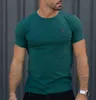 Heren Casual Shirts Nieuwe Zomer Heren T-shirt Hardlopen Korte Sle Gym Sport Mannen Shirt Training Outdoor Tee Top joggen Vrije Tijd Ademend T-shirtC24315