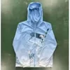 2024 Sping Autumn Windbreaker Jackets Trapstar Brand broderi män kvinnor avslappnad utomhus kappa huva vattentätt dragkedja diild888