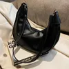 Hobo Women Chic Shoulder Bag Adjustable Strap PU Leather Stylish Crossbody Solid Color Half Moon Fashionable Tote Travel Bags