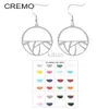 Dangle Chandelier Cremo New Boucle Oreille Femme Earrings For Women Stainless Steel Earring Drop Hanging Earrings Pendant Leather Dangle Ear 24316