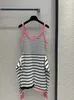 Chan 2024 CCC New Dress Womens Designer Clothing Summer Dress Summer Dress KnittingSkirt Vest Skirt Skirt Dresses for Sex