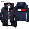 mens jacket sport windbreaker long sleeve mens jackets zipper pocket men casual hoodie coat white red plaid Waterproof windrunner plus size 6XL