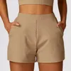 Short actif sirène courbe été ample sport décontracté femmes tissu fileté séchage rapide taille haute Yoga course Fitness