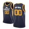 personalizzato Uomo donna giovanile Utah''Jazz''Basket Maglie Clarkson Collin Sexton Rudy Gay Jarred Vanderbilt Lauri Markkanen Mike Conley Bojan Bogdanovic Azubuike