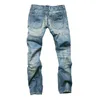 Jeans da uomo casual Pantaloni in denim di alta qualità in cotone dritto Pantaloni all'ingrosso al dettaglio di marca Plus Size 240314