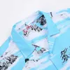 Men's Casual Shirts New Haiian Flower Mens Shirt Printed Short-sled Summer Beach Casual Fashion Clothing For Young And Middle-aged PeopleC24315