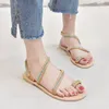 Sandals Women's Size 35-43 Summer Flat Heel Flat-toe Trade Clamp Universal