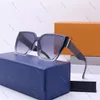 Designer LVSE Solglasögon för kvinna lyx lumly vuttionly solglasögon modecykel sport polarisera solglasögon män vintage strandfestival fyrkantiga solglasögon 598