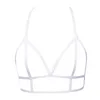 Bras Women Sexy Lace Up Bra Solid Cutout Adjustable Lingerie Lady Elastic For Erotic Underwear