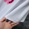 # 2 T-shirts pour hommes Polos T-shirts ronds col brodé et imprimé style polaire vêtements d'été avec rue pur coton wu002
