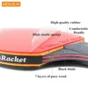 6 Star Table Tennis Racket 2PCS Professional Ping Pong Racket Set Pimples-in Rubber Hight Quality Blade Bat Paddle with Bag 240313