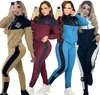 Survêtement pour femmes Designer 2 Set Streetwear Zip Up Pantalon deux pièces Harajuku Sweats à capuche et pantalons de survêtement Costume Casual Vêtements coréens en vrac