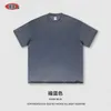 Be Mens Wear Spring/summer 285g Water Washed Gradient Smooth Edge Round Neck Short Sleeve t Street Fashion Brand Couple T-shirt