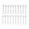 Meetinstrumenten 20PCS 1g Plastic 1 Gram Scoops/Lepels Voor Voedsel/Melk/Medicinepels