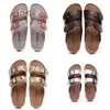 2024 Low price New Slippers wearing oversize sandals one line double button beach shoes GAI size 36-46