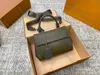 9 أيام احصل على حقيبة مصممة فاخرة حقيبة Cluny Women جلدية تموجات ماء شقوق أكياس الكتف Crossbody حقيبة يد عالية الجودة