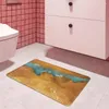 Halılar altın mavi mermer halı giriş paspas banyo zemin halıları emici paspas anti-kayma mutfak halı ev dekoratif ayak