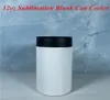 Les ébauches de refroidisseur de canette de sublimation de 12 oz peuvent isolant le gobelet de sublimation en acier inoxydable porte-bière sans couture bouteille isolée sous vide 2552447