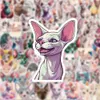 60PCS Waterproof Sphynx Cat Stickers Graffiti Patches Hairless Cat Decals for Car Motorcycle Bicycle Luggage Skateboard and Home Appliance Sticker