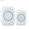 Doorbells UK/EU/US plug wireless doorbell waterproof 300 meter remote ringtone button ring alarm hotel school door hardwareH240316