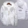 Masna marka sportowa 2024 Spring Mens Mazowe Kurtki z kapturem streetwear Hip Hop Coats Młodzież zamek błąd wiatrowny