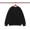 Tasarımcı Jumper M Sweatshirt Terry Pamuk İşlemeli Yama Önde% 100 Pamuklu Uzun Kollu Yuvarlak Boyun Kazak Erkek Kadın Kıyafetler